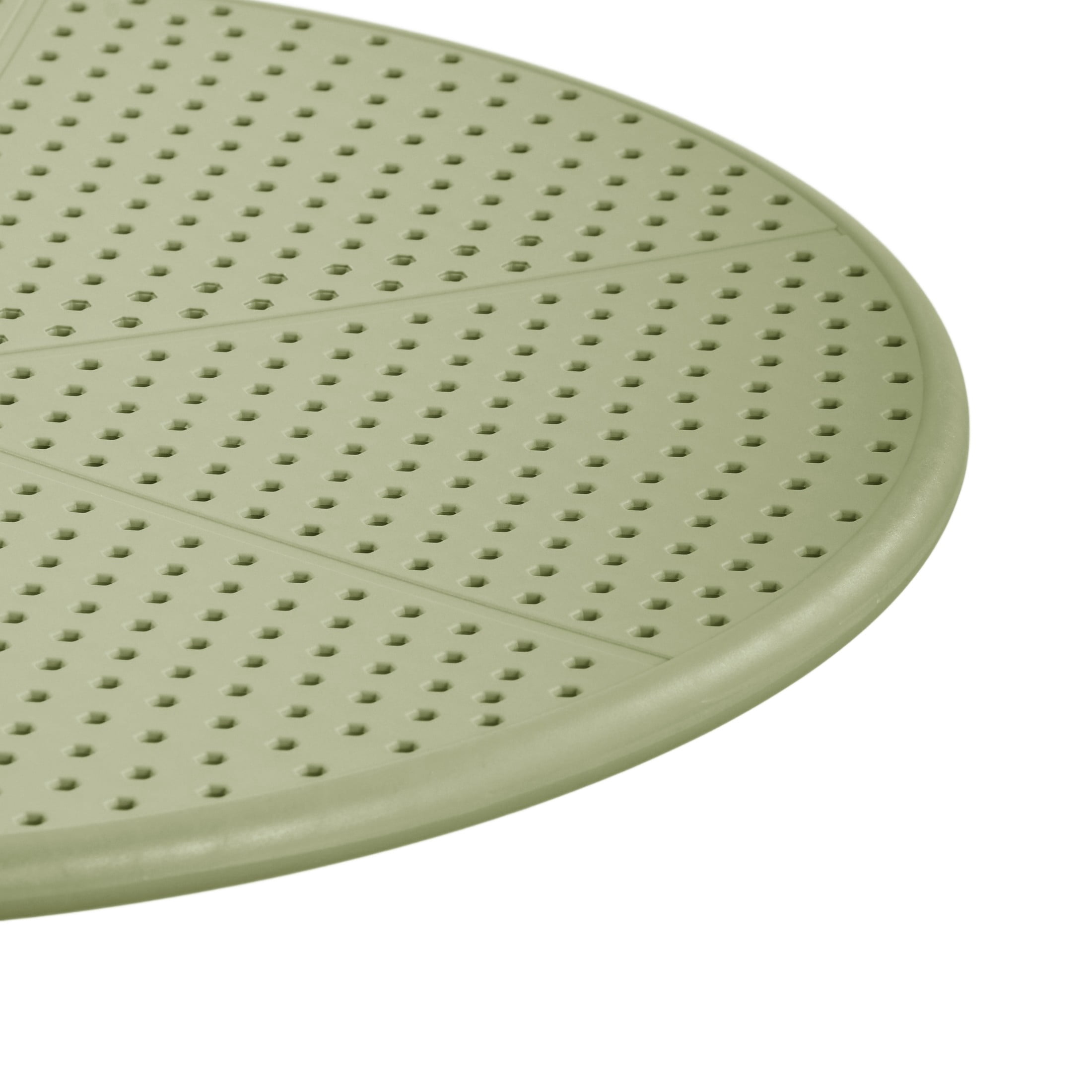 Christopher Knight Home 30.3"H Round Outdoor Bistro Table, Plastic Patio Accent Table, Sage Green