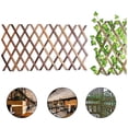 thumbnail image 2 of Rejilla de valla de pared de malla de tracción de madera para jardín de madera extendida para el hogar, 2 of 5