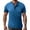 Blue, variant on YLSDY Men's Casual Henley Shirts Classic Button Cotton Short Sleeve T-Shirt Summer Basic Solid Lightweight Tees Tops Gray XXL