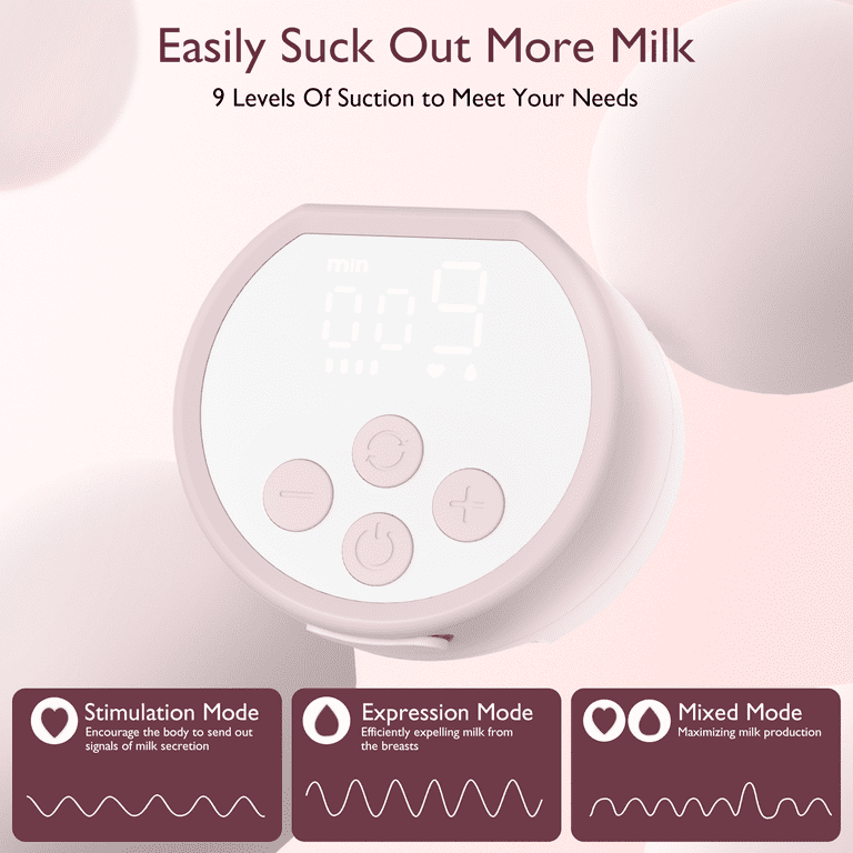 Momcozy S12 Pinky Pro Electric Hands Free Breast Pump