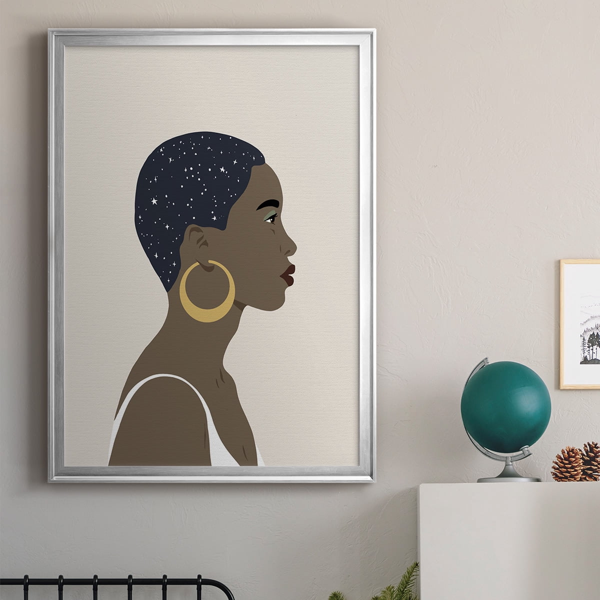 Heavenly Hair IV Premium Framed Print - Ready to Hang