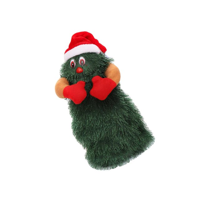 fastboy Fun and Festive Christmas Tree Electric Decoration Toy for Friends Dancing Doll Green Small Size 1Set