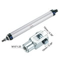 thumbnail image 5 of Uxcell 32mm Bore 250mm Stroke Pneumatic Air Cylinder with Y Connector and 4Pcs Quick Fitting Set, 5 of 6