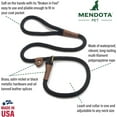 thumbnail image 3 of Mendota Pet Slip Leash - Dog Lead and Collar Combo - Made in The USA - Lilac, 3/8 in x 6 ft - for Small/Medium Breeds, 3 of 8