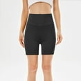 thumbnail image 5 of Shorts de baño para mujer con bolsillos, pantalones cortos de traje de baño de cintura alta, pantalones cortos, 5 of 5