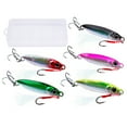 thumbnail image 3 of Simulated Bait, 5pcs Swimbait Fishing Lures, All Conditions Gear Easy Catching Baits, Reusable Reflective Vivid Fishing Supplies for Saltwater, Bass, 3 of 10