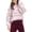 Black Cherry, variant on Splendid Womens Space Dye Balloon Sleeves Pullover Sweater
