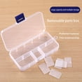 thumbnail image 5 of FurNest 10 Compartments Plastic Box Case For Jewelry Bead Container Craft Storage, 5 of 9