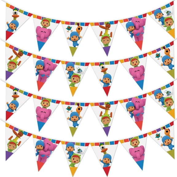 Pocoyo Birthday Banner Pennant 2 Pack - Pocoyo Party Decorations