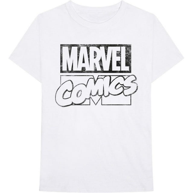 Marvel Comics Adult Logo Cotton T-Shirt