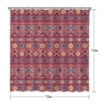 thumbnail image 5 of Colorful Geometric Pattern Shower Curtain 72"x72" ,Bathroom Decorative Shower Curtains Set with 12 Hooks,Modern Waterproof Washable Shower Curtain, 5 of 6