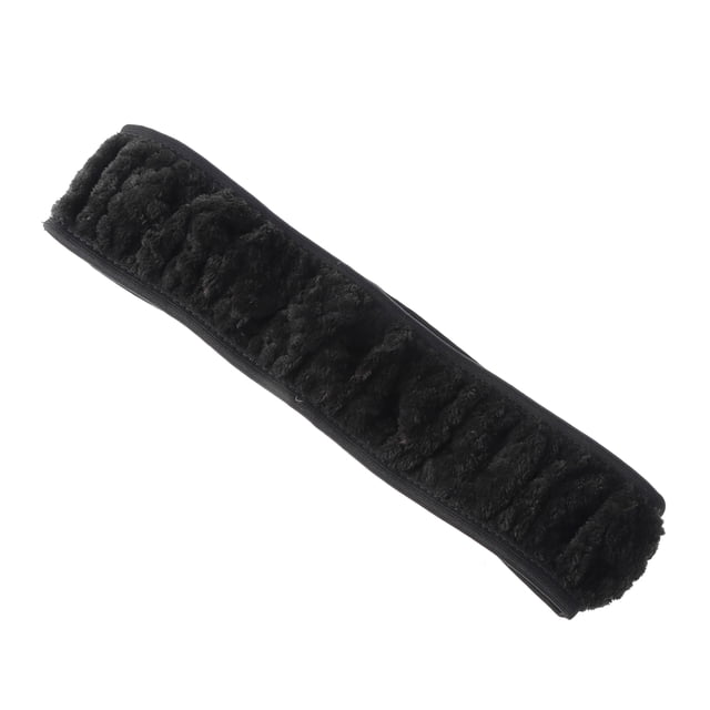 EeaseMX Funda para volante de coche, antideslizante, con banda elástica para las cuatro estaciones, para volantes de 36-38 cm de diámetro (negro)