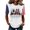 #-04 White, variant on Domzest Womens Never Forget Patriotic T-Shirt 9/11 25th Anniversary Shirt Short Sleeve Crew Neck USA Flag Graphic Tee Beige S