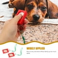 thumbnail image 3 of OULII 2pcs Clicker Dog Trainer Plastic Red Great For Training At Home, 3 of 8