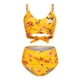 thumbnail image 2 of Traje de baño de dos piezas para mujer/adolescente, con cuello halter fruncido, bikini de cintura alta, traje de baño con espalda ajustable y teñido anudado., 2 of 8