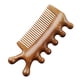 thumbnail image 1 of Peine de de Dientes Anchos, Peine para El Cabello, Masajeador de Madera Multifuncional de Mano, Peine para El Cuero Cabelludo Guasha para Cuell, 1 of 6