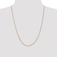 thumbnail image 2 of Real 14kt Yellow Gold 1.65mm Solid Diamond Cut Cable Chain; 24 inch; Lobster Clasp; for Adults and Teens; for Women and Men, 2 of 5