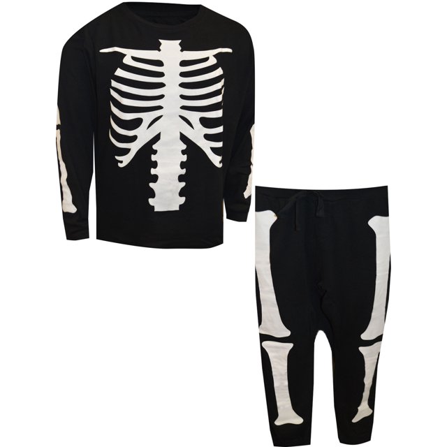 MJC Pyjama Squelette Phosphorescent pour Hommes (TTTG)
