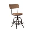 Signature Design by Ashley Pinnadel Swivel/Adjustable Counter Stool Set