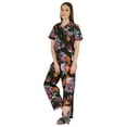 thumbnail image 3 of Inkmeso WoMen's Classic Short Sleeve Shirt and Pajama Pants Loungewear 2 Pc PJ Sleep Set, 3 of 7