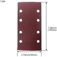 thumbnail image 3 of Sanding Sheet Sander Sandpaper Hook and Loop Pads 8 Hole 15pcs(120 Grits), 3 of 6