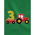 thumbnail image 2 of 3rd Birthday Construction Party 3 Year Old Boy Toddler/Kids Long sleeve T-Shirt 3T Black, 2 of 3