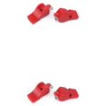 thumbnail image 2 of Eigraketly Silbato de seguridad de 2 piezas, equipo multicolor para exteriores, suministros para acampar, accesorios para senderismo, suministros Rojo 2Conjunto, 2 of 6