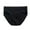 Black, variant on Clearance Cqxid525 Women's Panties Women Mid Waist Solid Color Ribbed Cotton File Breathable Seamless Briefs Panties Orange