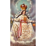 Oracion a la Santisima Virgen de la Merced N holy card - laminated - Pack of 25