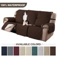 thumbnail image 2 of UPONRAY Waterproof Recliner Covers, Non-Slip 3 Seater Recliner Chair Covers, Washable Furniture Protectors Reclining Chair Cover for Kids Pet Dog(3 Seater,Chocolate), 2 of 11