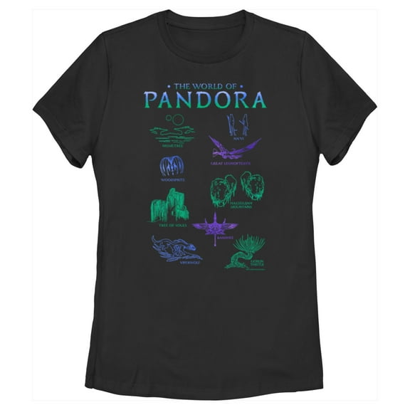 Women's Avatar The World of Pandora Graphic Tee Black Medium