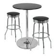 thumbnail image 2 of Winsome Spectrum 28" Round Pub Table, Black & Chrome - 93628, 2 of 6