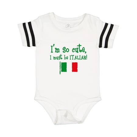 

Inktastic So Cute Italian Gift Baby Boy or Baby Girl Bodysuit