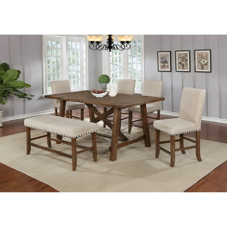 Best Master Furniture Yosemite Honey Walnut 6 Pcs Counter Height (Best Over The Counter Tanner)