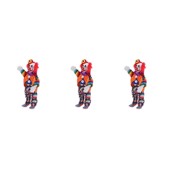 Ropa de Navidad Vogacara payaso hombre muñeca decoración 23cm Type1