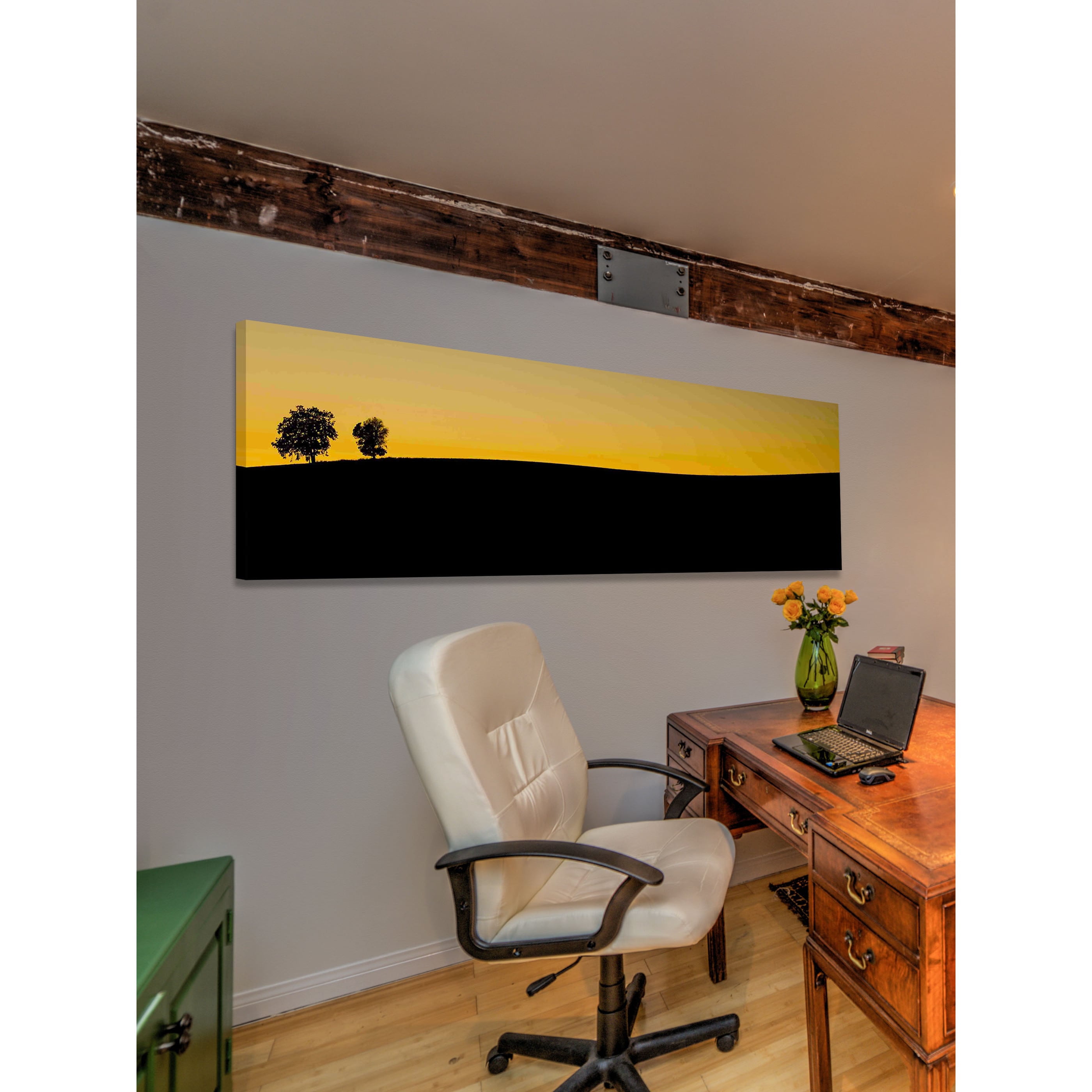 Marmont Hill "Two Trees at Sunset" Painting Print on Canvas