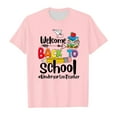 thumbnail image 4 of Shirts for Girls Print Back to School Shirt School Tee Kindergarten Shirts for Girls Kids T Shirt Children Z0G-Pink, 130, 4 of 4