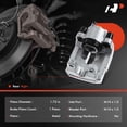 thumbnail image 2 of A-Premium Brake Caliper Assembly Compatible with BMW E70 F15 X5 X6 2007-2019 Rear Passenger Side, 2 of 8
