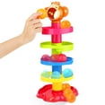 thumbnail image 2 of Toddlers Kids Ball Drop Toys，layer Roll Track Swirling Ball Tower Infants Educational Development Toys with Music, 2 of 5