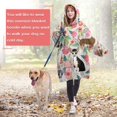 thumbnail image 4 of Chihuahua and Flower Florals Wearable Oversized Blanket,Wearable Blanket Hoodie for Adults,Cozy Hooded Blankets with Super Pockets,Super Warm Fuzzy Pullover for Women & Men, 4 of 6