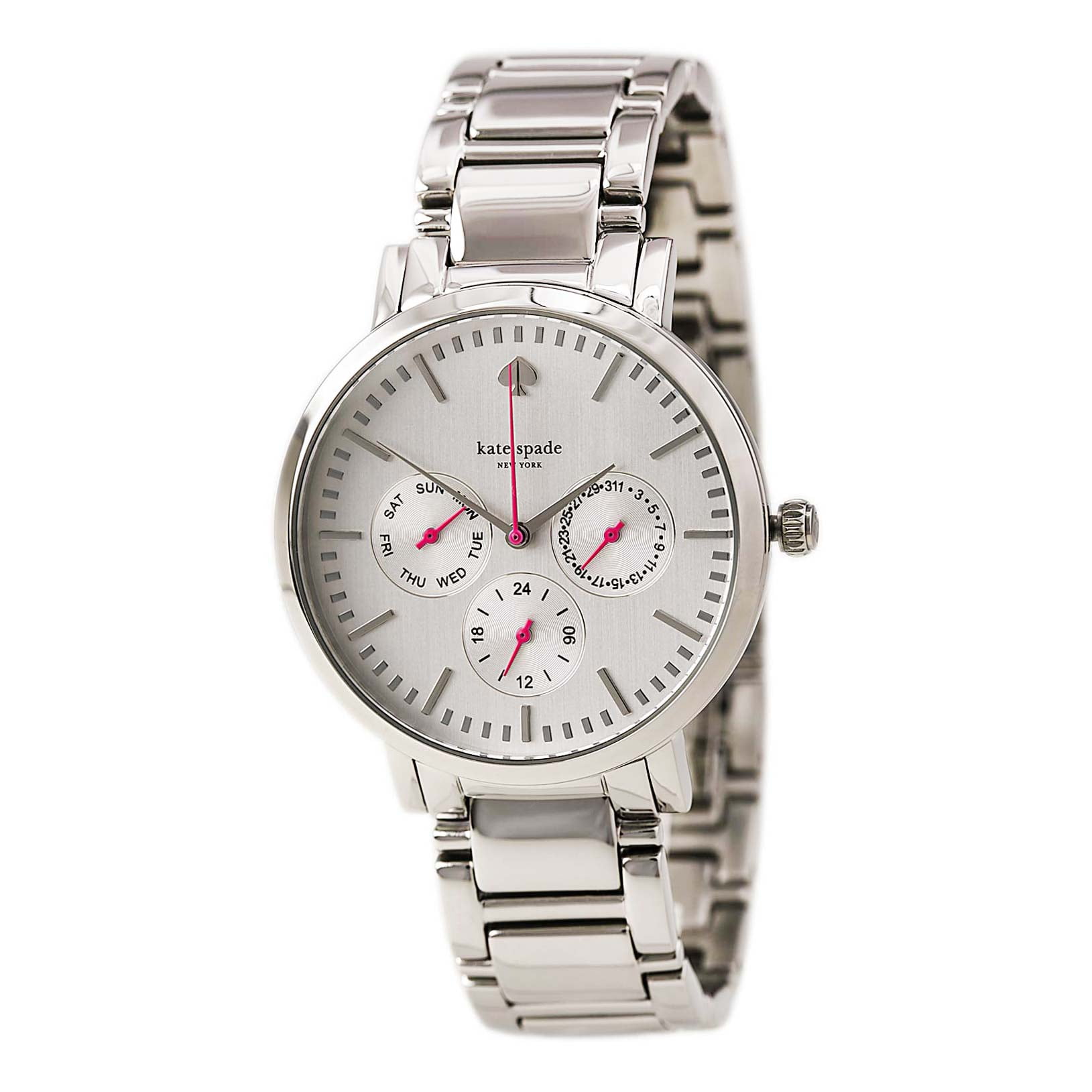 1YRU0480 Women s Gramercy Grand Silver Dial Stainless Steel Watch Walmart