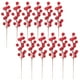 thumbnail image 3 of 12 PCS Tallos de bayas rojos artificiales Tallos de bayas rojos falsos de plástico Picks para Navidad, 3 of 6