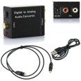 thumbnail image 2 of Digital to Analog Audio Converter Digital Optical Coaxial Toslink to Analog RCA L/R Audio Converter Amplifier Adapter, 2 of 4