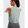 thumbnail image 2 of Musculosa CRZ YOGA de Algodón Pima sin Mangas Jade Gris Talle L, 2 of 6