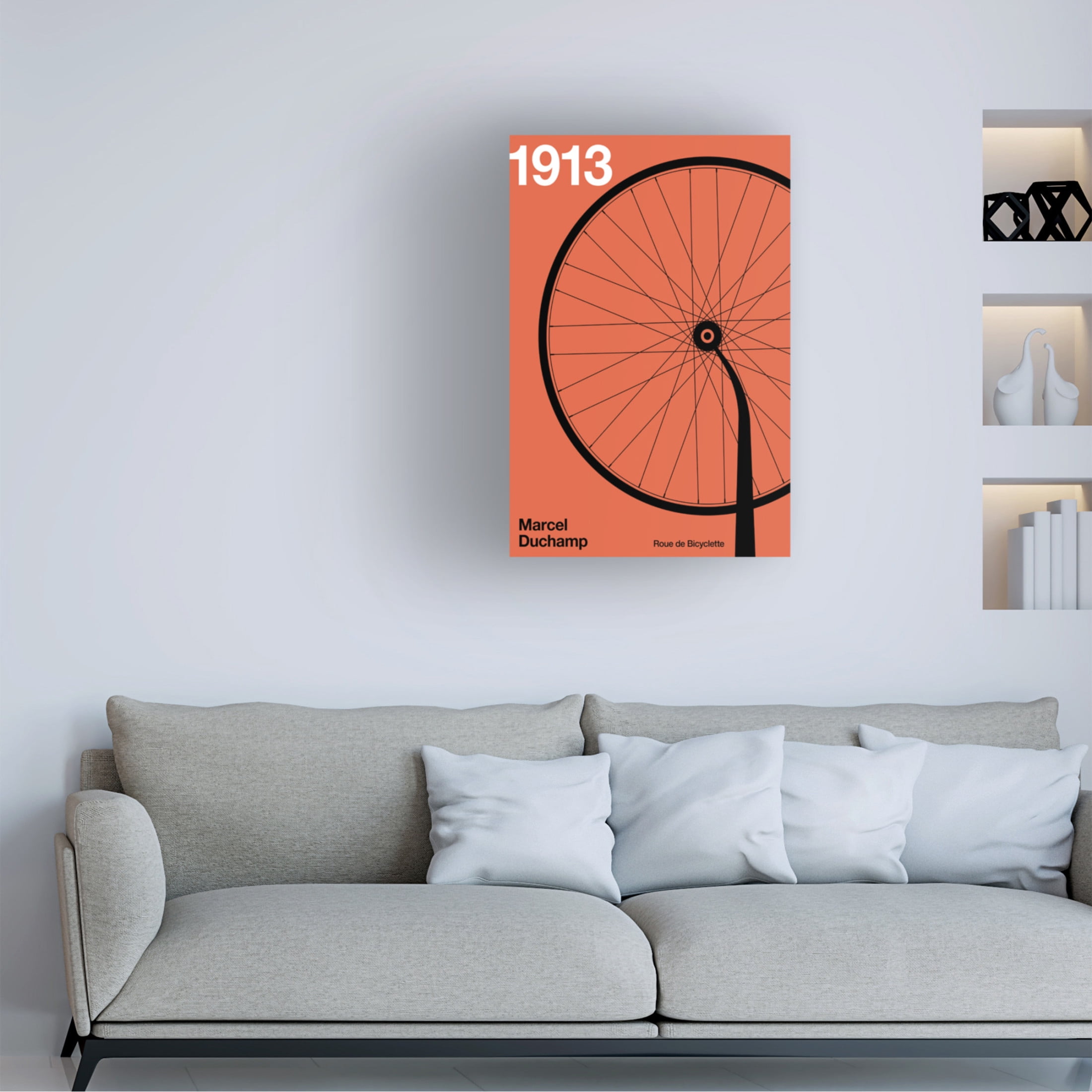Trademark Fine Art Florent Bodart  1913 Roue De Bicyclette Canvas Wall Art