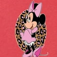 thumbnail image 3 of Mickey & Friends - Minnie Leopard Print - Women's Short Sleeve Graphic T-Shirt, 3 of 5