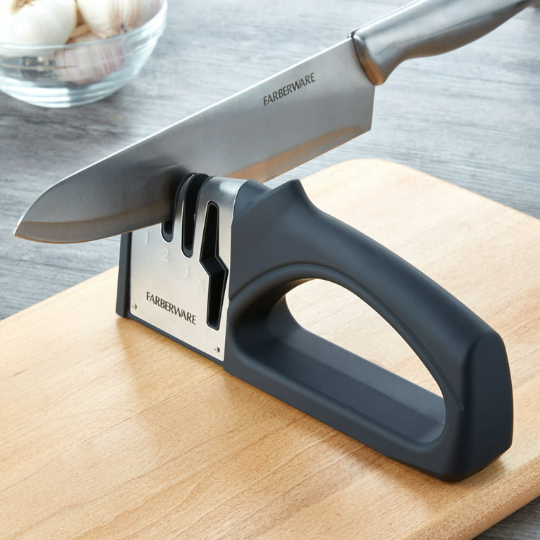 Work Sharp Pull Through Kitchen Knife Sharpener - Compact - Chef, Scissor,  Paring, & Serrated Knives