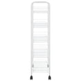 thumbnail image 2 of vidaXL 5-Tier Kitchen Trolley White 46x26x105 cm Iron, 2 of 4