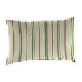 thumbnail image 5 of Jordan Manufacturing 12" x 18" Gallan Cedar Grey Stripe Rectangular Outdoor Lumbar Throw Pillow (2 Pack), 5 of 11