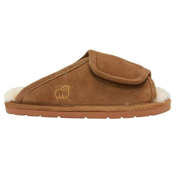 Lamo Sheepskin W0604-CNT-L Womens Wrap Slipper, Chestnut - Large